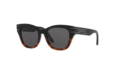 DIOR Acetate Round Sunglasses Women's Black