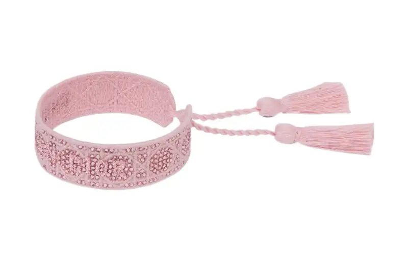 DIOR Crystal Bracelets Women's Pink