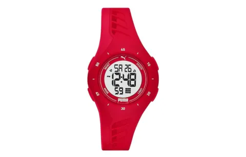PUMA Wrist Watches Quartz Movement Silicone Strap 34mm Gray Dial Women's Watch ['100', 301050]m Waterproof