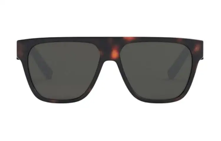 DIOR Irregular Shape Sunglasses Men's Brown