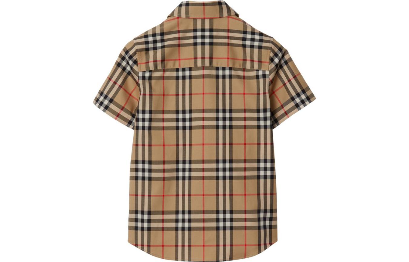 Рубашка Burberry FW23 (бежевая) — фото 2