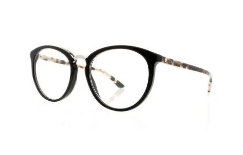 DIOR Round Eyeglass Frames Women's Black
