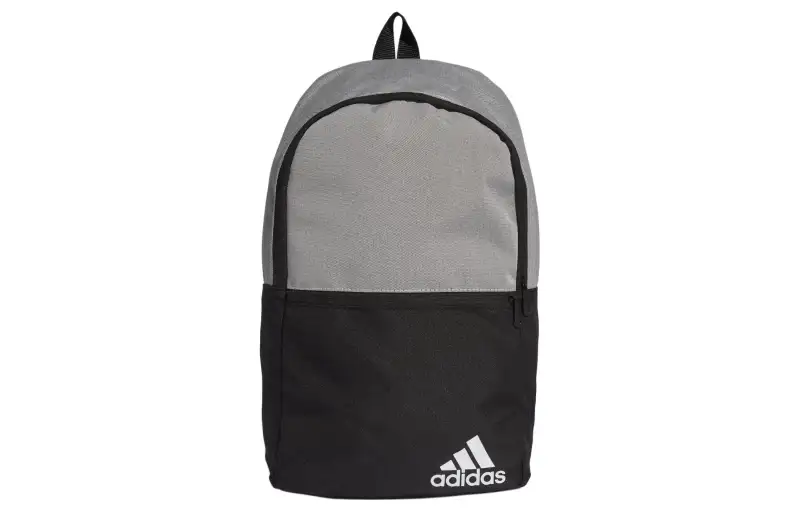 Adidas Polyester Backpack Regular Unisex Gray Black White
