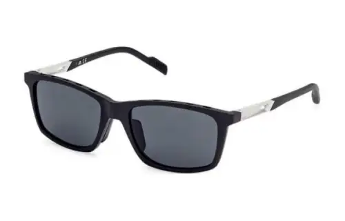 Adidas Plastic Square Sunglasses Men's Black