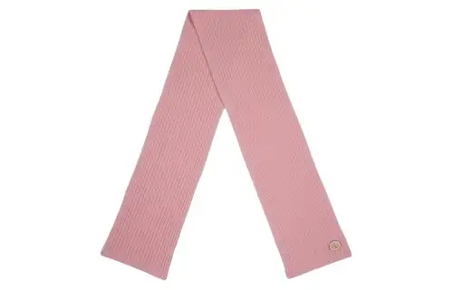 GUCCI Logo Patch Knit Scarf