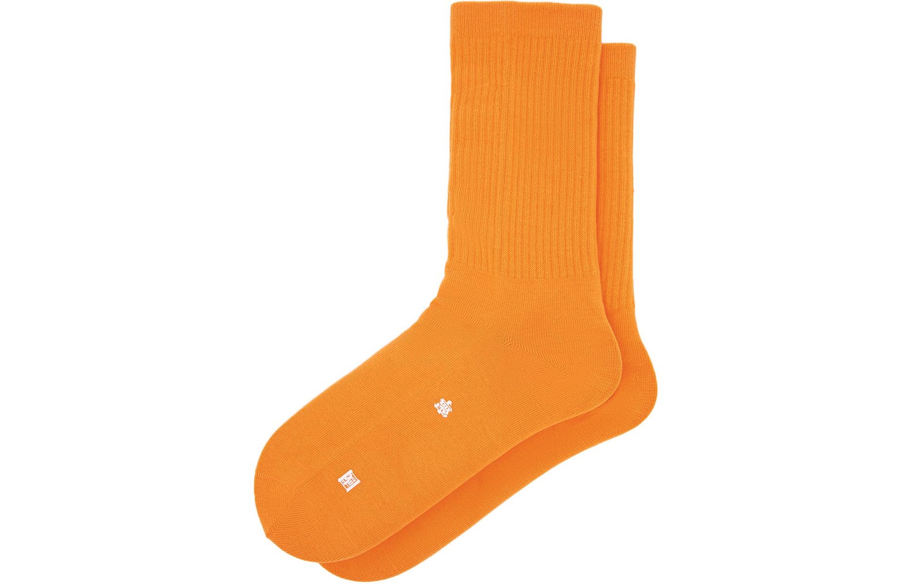 Li Ning Vital Crew Socks Unisex 1 Pack Cloud Brocade Orange