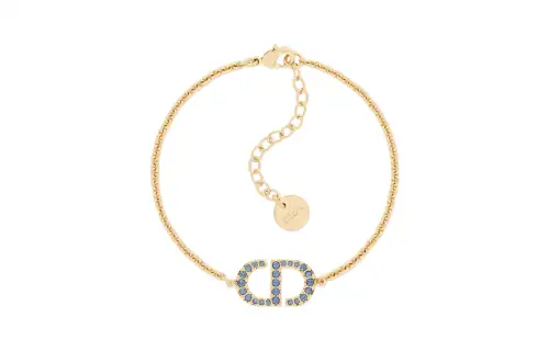 DIOR Metal, Crystal Bracelets Women's Gold