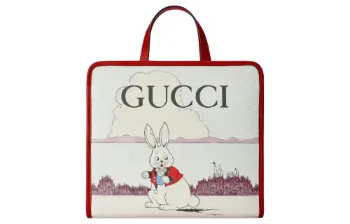 GUCCI Canvas Handbag Kids' Multicolor