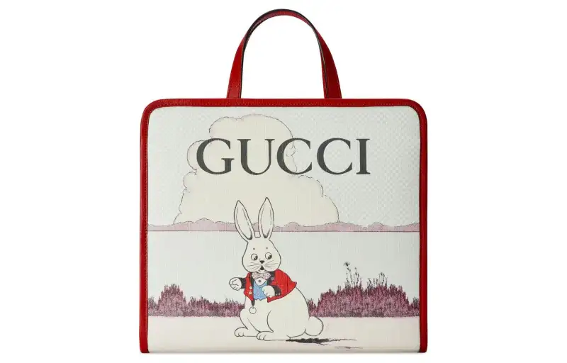GUCCI Canvas Handbag Kids' Multicolor