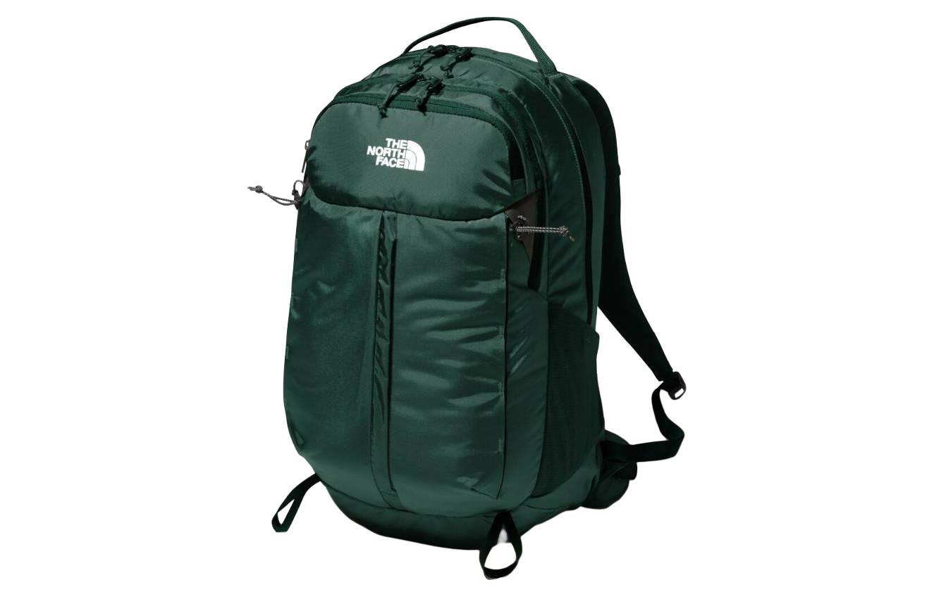 The north face, foldable nylon green backpack with zipper for men and women, for beloved