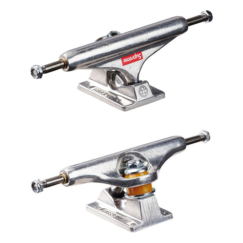 Supreme FW19 Skateboard Trucks Double Kick Skateboard & Land Surfboard Titanium Alloy