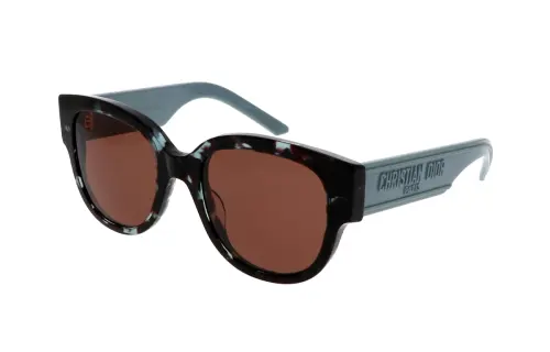 DIOR Acetate Square Sunglasses Women's Blue