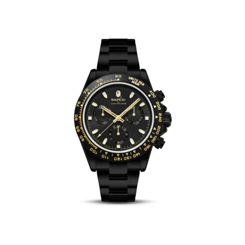 A BATHING APE Type 4 A BATHING APEx Watch Black