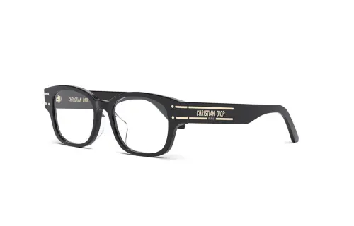DIOR Square Eyeglass Frames Unisex Black