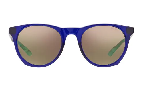 Nike Round Sunglasses Men's Blue