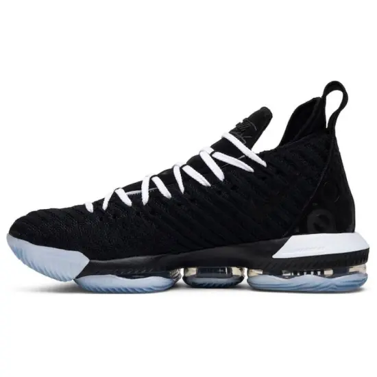 Nike Lebron 16 Basketball Shoes Unisex Mid-top Black/White