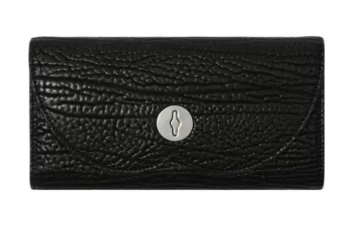 Burberry Full grain Calf Leather Wallet Women's Black