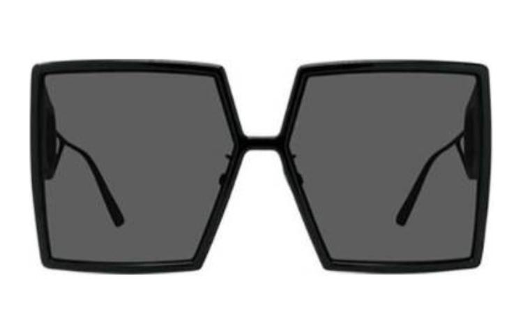Женские очки Dior Square Sunglasses (черные)
