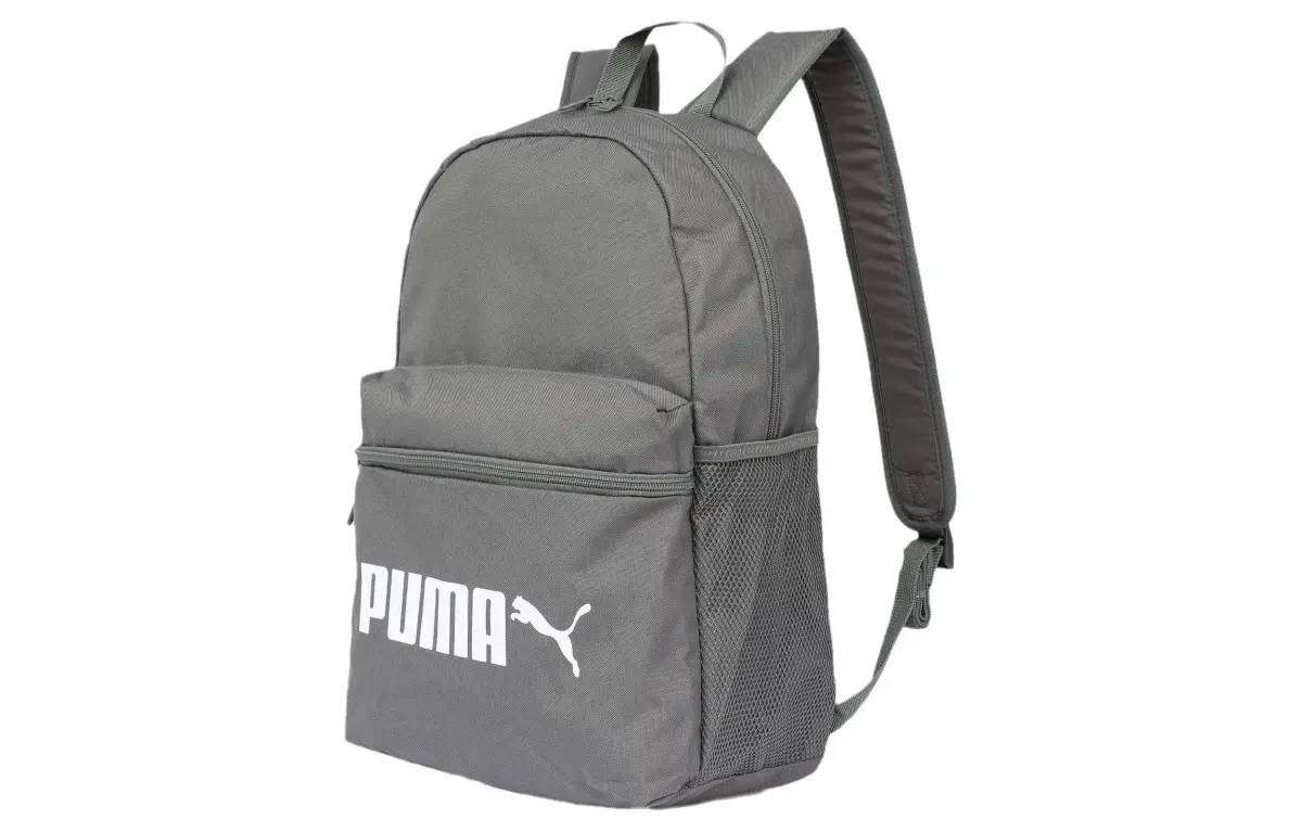 PUMA Polyester Backpack Unisex Gray