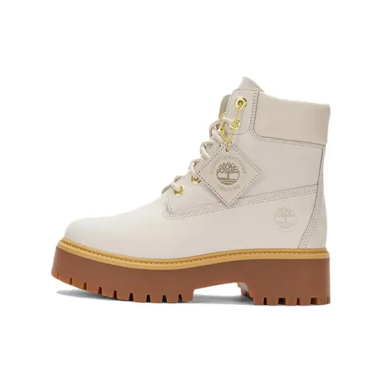 Timberland Stone Street 6 Inch Platform Waterproof Boot 'Light Taupe' Women's