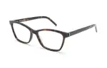 Saint Laurent logo-plaque rectangle-frame glasses