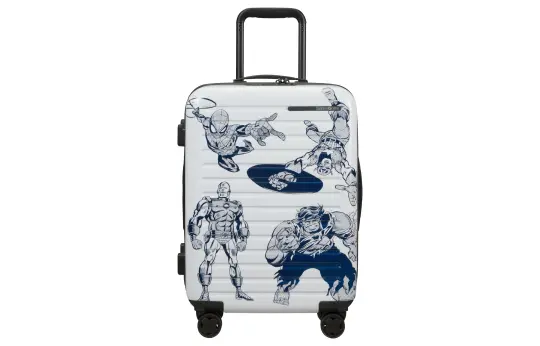 SAMSONITE Disney, Collaboration STACKD Polycarbonate Suitcase Luggage 20 Inch Kids' White