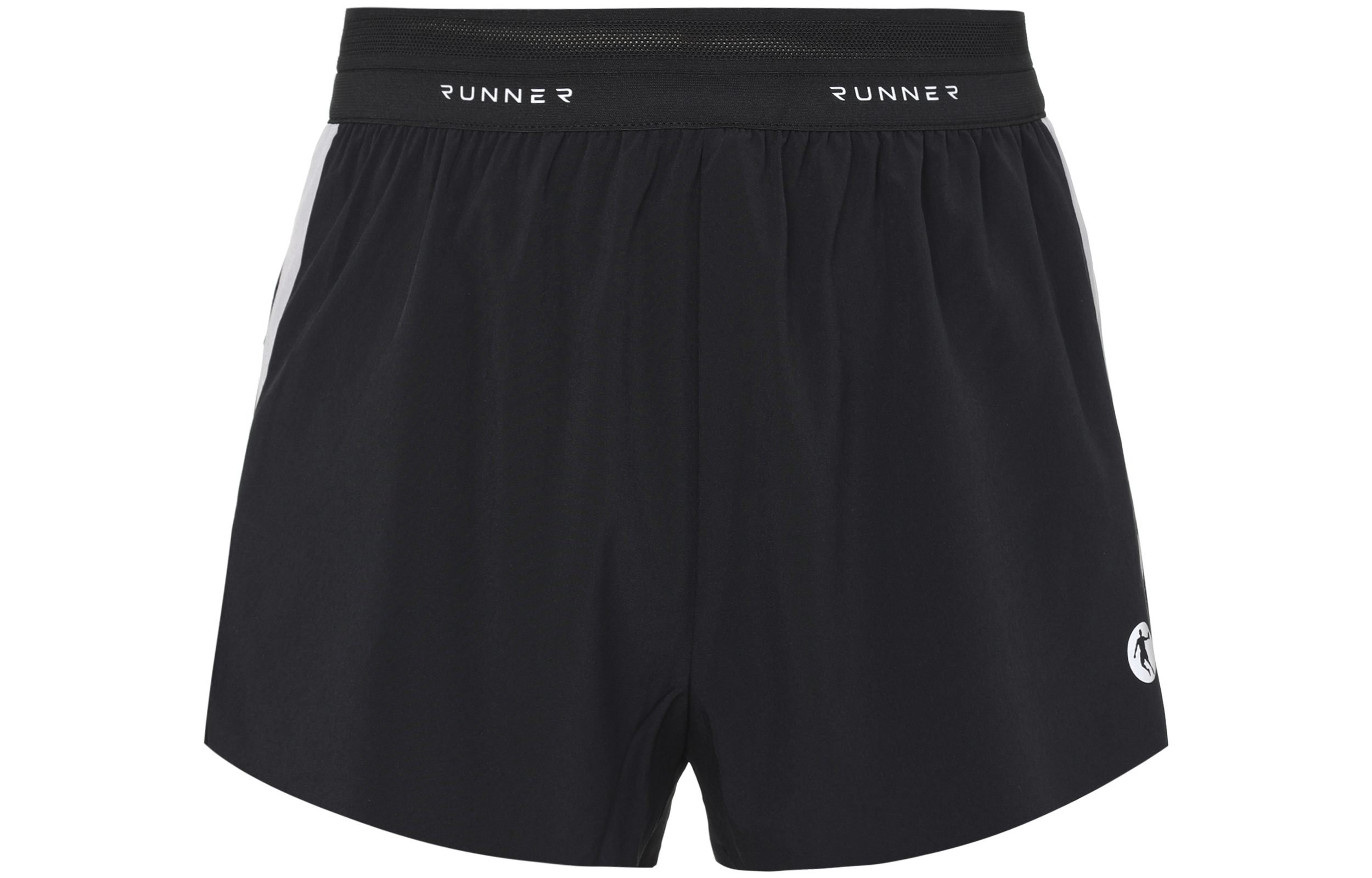 QIAODAN Running Shorts Men’s Black/Pure Quality Gray