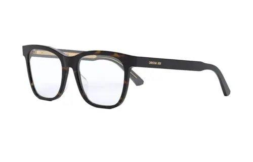 DIOR Acetate Irregular Shape Eyeglass Frames Women's Tortoiseshell