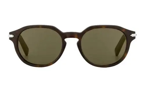 DIOR Oval Sunglasses Women's Tortoiseshell