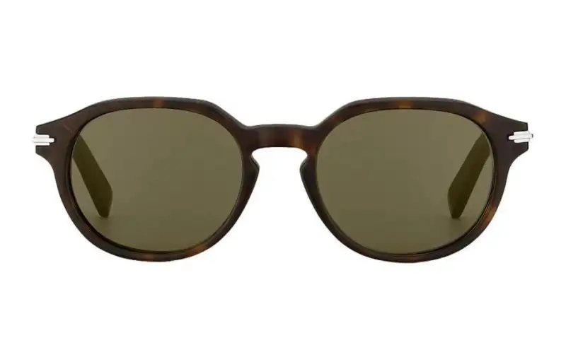 DIOR Oval Sunglasses Women's Tortoiseshell