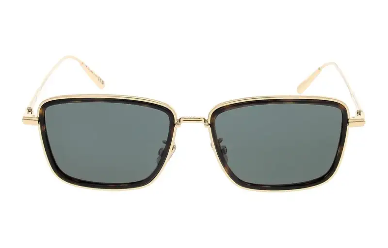 DIOR Square Sunglasses Men's Gold