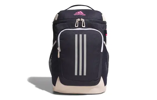 Adidas Recycled Polyester Jacquard Fabric Backpack Regular Unisex Black & Ecru