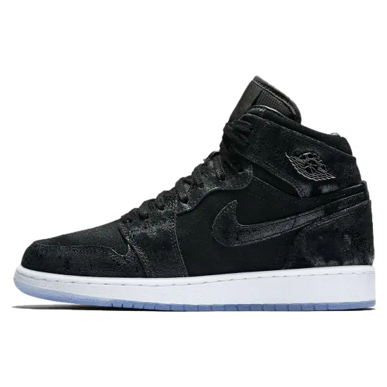 Jordan 1 Retro High Heiress Black Suede GS