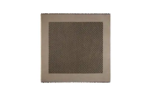 GUCCI Gg Jacquard Fringed Scarf