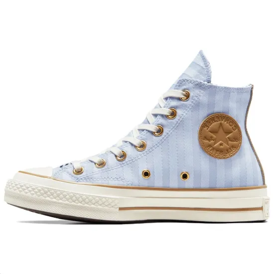 Converse Chuck 70 Anti Slip Wear Resistant High Top Canvas Shoes Unisex Blue