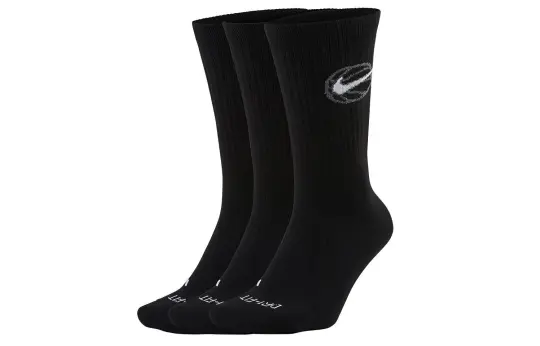 Nike Everyday Crew Basketball Socks 3 Pair