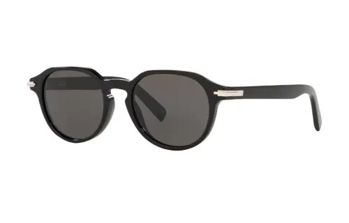DIOR Acetate Irregular Shape Sunglasses Women's Black