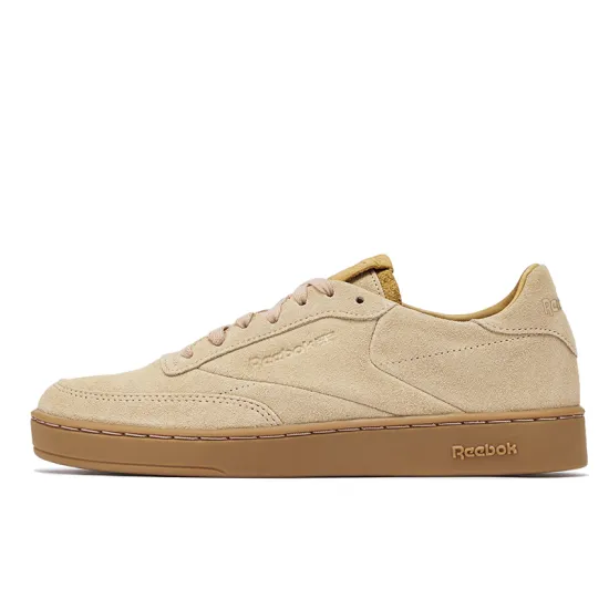 Reebok Club C Skateboarding Shoes Women's Low-top Brown