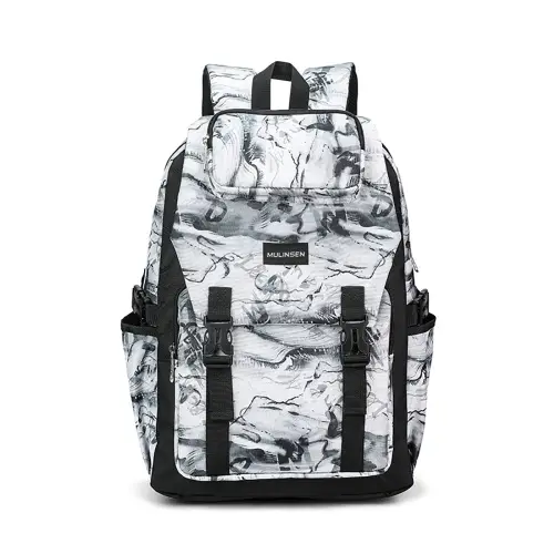 Mulinsen Oxford Travel Bag Backpack Regular Men's White