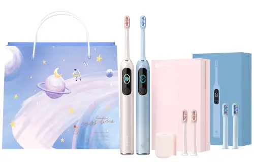 Bexiang electric toothbrush, smart display, adult travel home, ultra-long battery life, zone change reminder, 5-speed deep cleaning mode, imported DuPont bristles, student party couple gift box, portable package W2
