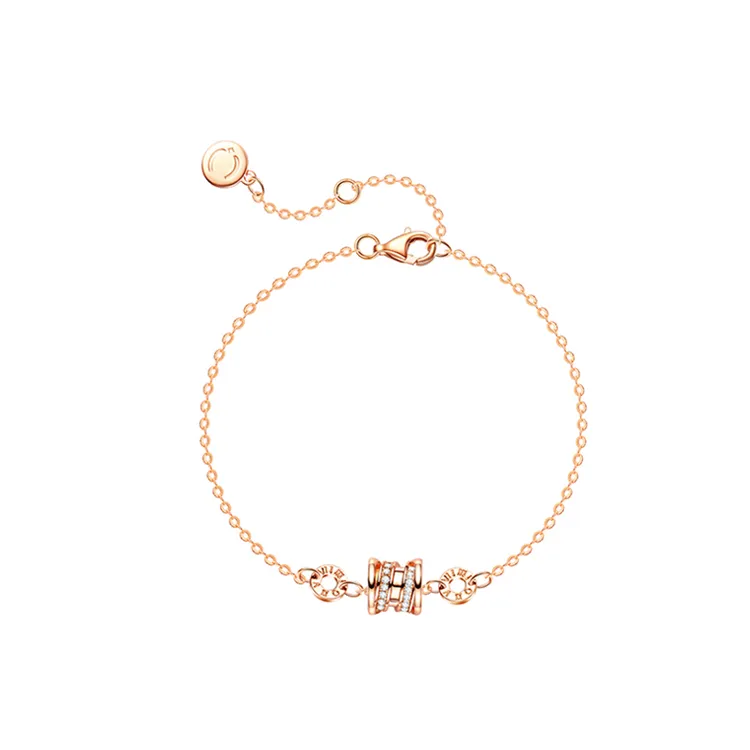 FANCI 925 Sterling Silver Jewelry Women's Silver Rose Gold