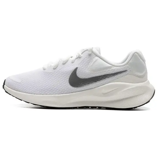 Nike REVOLUTION 7 White Metallic Silver