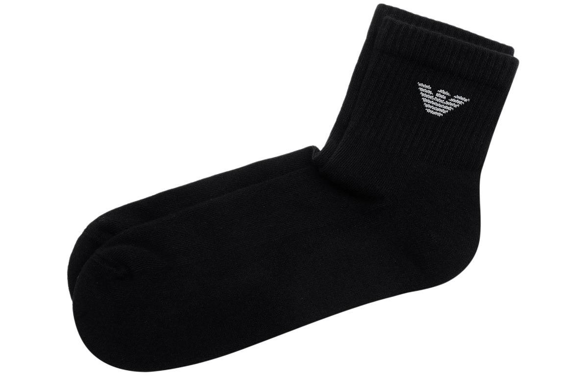EMPORIO ARMANI FW23 Crew Socks Men’s 3 Pack Black