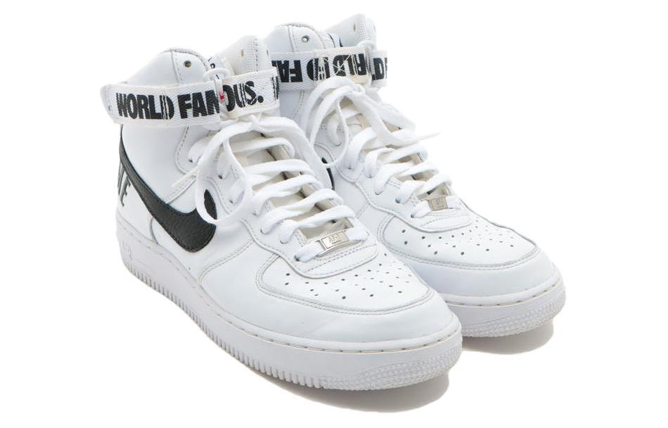 Supreme x Nike Air Force 1 World Famous White