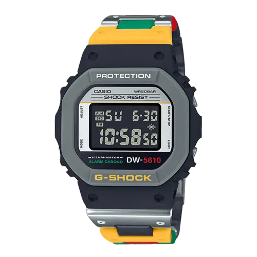CASIO Unisex G-SQUAD Series Black Watch DW-5610MT-1DR