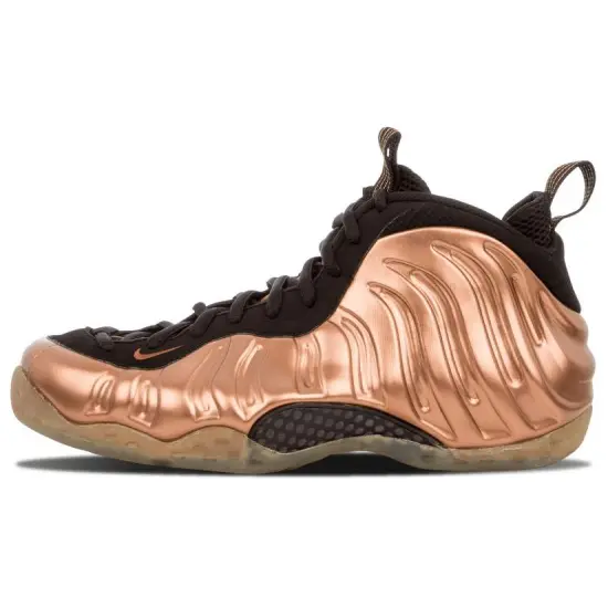Nike Foamposite One Vintage Basketball Shoes Men Mid-top Black/metallic Copper