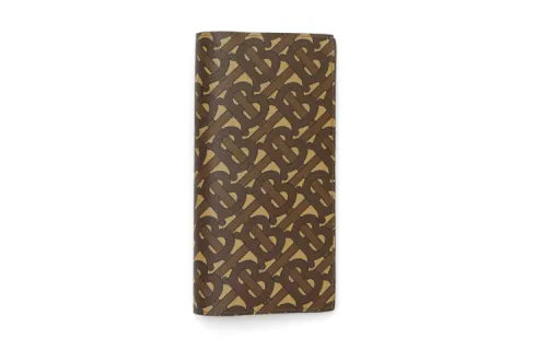 Burberry Cow Leather Wallet Men's Brown