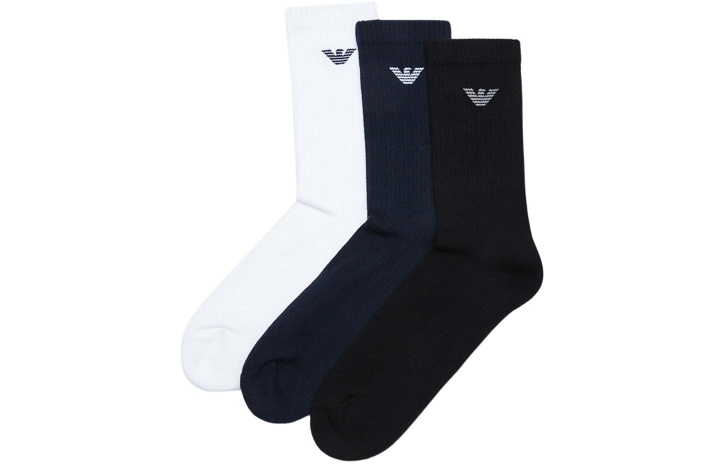 EMPORIO ARMANI SS23 Knee High Socks Men’s 3 Pack