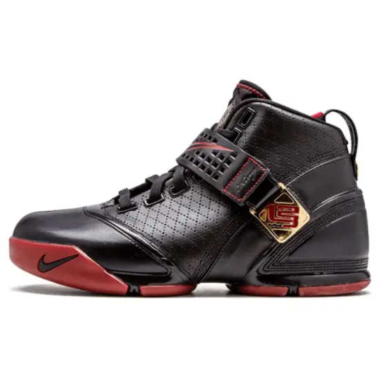 Nike LeBron 5 Black Crimson Metallic Gold