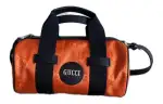 GUCCI Off The Grid Leather Boston Bag Crossbody Bag Small Men's Orange